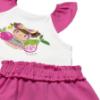 Picture of Mayoral Toddler Girls Summer Sweetie Print Top & Shorts Set - Fuchsia