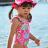 Picture of Mayoral Toddler Girls Summer Sealife Print Swimsuit - Fuchsia Pink