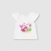Picture of Mayoral Toddler Girls Summer Sealife Shorts With X 2 Tops Set X 3 - Fuchsia White