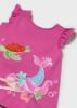 Picture of Mayoral Toddler Girls Summer Sealife Mermaid Sun Dress - Fuchsia Multi