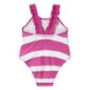 Picture of Mayoral Toddler Girls Summer Flowers Print Stripe Swimsuit - Fuchsia Pink
