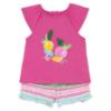 Picture of Mayoral Toddler Girls Summer Top & Shorts Set X 2 - Fuchsia Multi