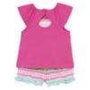 Picture of Mayoral Toddler Girls Summer Top & Shorts Set X 2 - Fuchsia Multi