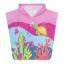 Picture of Mayoral Toddler Girls Summer Sealife Hooded Cover-up - Fucsia Pink