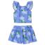 Picture of Mayoral Girls Summer Ruffle Top & Shorts Set X 2 - Anil Blue