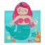Picture of Mayoral Girls Summer Mermaid Towel Poncho - Fuschia Pink Multi 