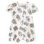 Picture of Mayoral Newborn Girls Jersey Teddy & Bunny Romper - White Beige Grey 