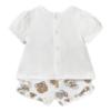 Picture of Mayoral Girls Summer Bear & Bunnies Top & Shorts Set X 2 - Ivory Beige