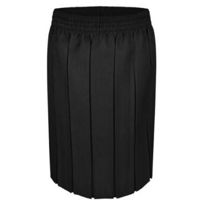 Picture of Schoolwear Girls Box Pleats Skirt - Black