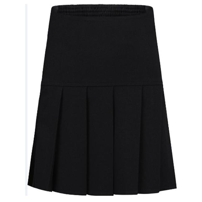 Picture of Schoolwear Girls Fan Pleats Skirt - Black