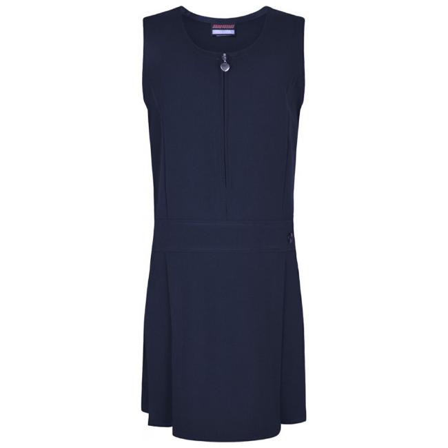 Picture of Schoolwear Girls Stretch Pinafore - Navy Blue