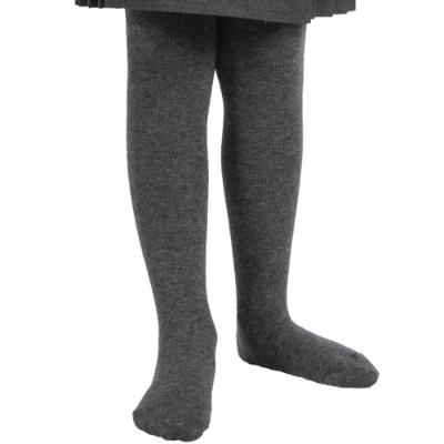 Picture of Schoolwear Girls Cotton Rich Plain Knit Tights - Brown
