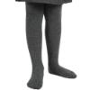 Picture of Schoolwear Girls Cotton Rich Plain Knit Tights - Grey