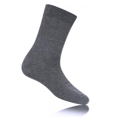Picture of Schoolwear Boys Cotton Rich Plain Knit Ankle Socks X 3 Pair Pack - Grey