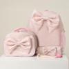 Picture of Caramelo Kids Glitter Pencil Case With Padded Bow - Pink Glitter