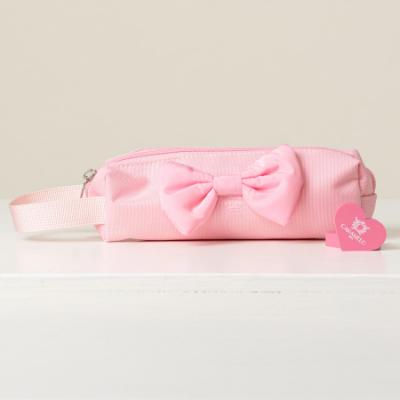 Picture of Caramelo Kids Pencil Case With Contrasting Padded Bow - Pink