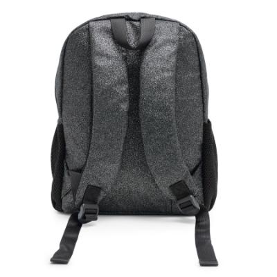 Picture of Caramelo Kids Glitter School Bag With Bow - Black Glitter