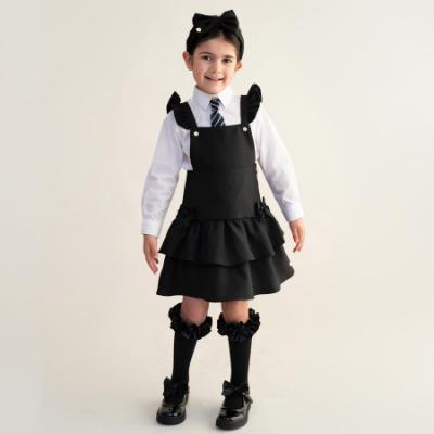Picture of Caramelo Kids Girls Ra-Ra Frill School Pinafore - Black