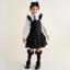 Picture of Caramelo Kids Girls Ra-Ra Frill School Pinafore - Black