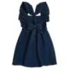 Picture of Caramelo Kids Girls Frill School Pinafore With Bows - Navy