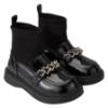 Picture of A Dee Mary Chain Sock Wellie - Black