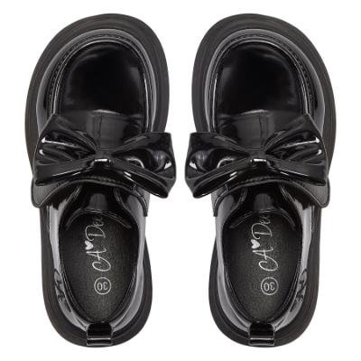 Picture of A Dee Easy On Mary Bow Shoe - Black