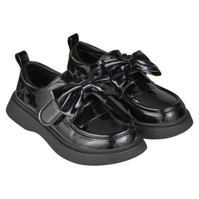 Picture of A Dee Easy On Mary Bow Shoe - Black