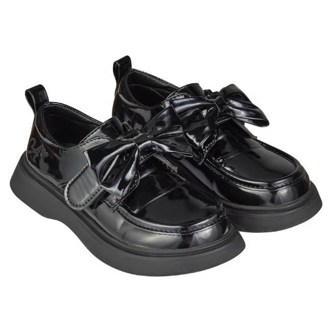 Picture of A Dee Easy On Mary Bow Shoe - Black