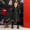 Picture of A Dee BTS Stella Frill Raincoat - Black