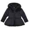 Picture of A Dee BTS Amie Short Jacket Faux Fur Hood - Black