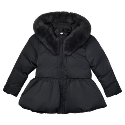 Picture of A Dee BTS Amie Short Jacket Faux Fur Hood - Black