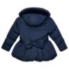 Picture of A Dee BTS Amie Short Jacket Faux Fur Hood - Navy Blue