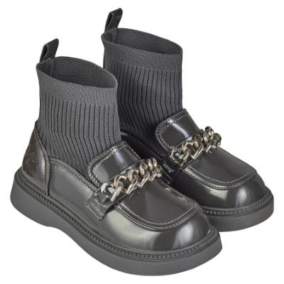 Picture of A Dee Mary Chain Sock Wellie - Grey