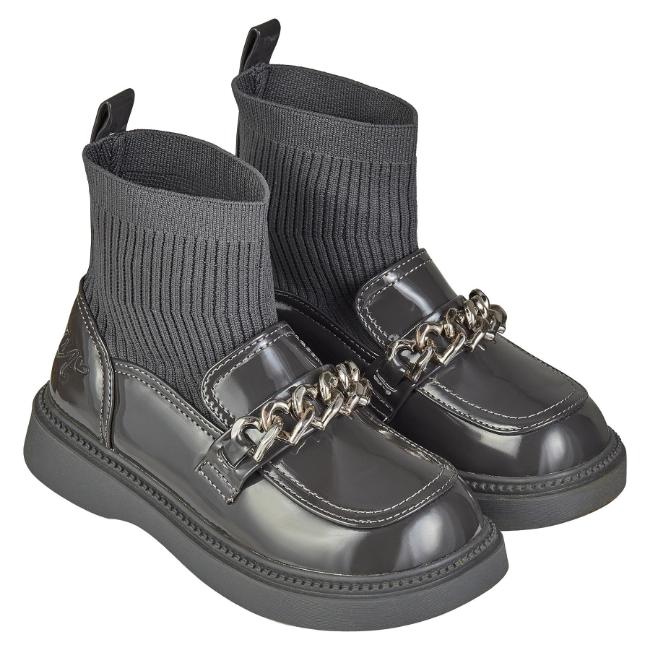 Picture of A Dee Mary Chain Sock Wellie - Grey