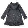 Picture of A Dee BTS Stella Frill Raincoat - Grey