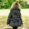 Picture of A Dee BTS Amie Short Jacket Faux Fur Hood - Grey