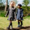 Picture of A Dee Mary Chain Sock Wellie - Navy Blue