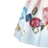 Picture of Monnalisa Girls Jewel Top & Jewel Skirt Set X 2 - Ivory Blue