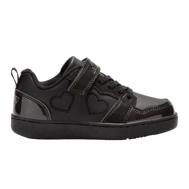 Picture of Lelli Kelly Easy On School Trainer Paris Low - Black Patent