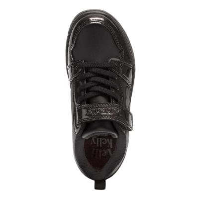 Picture of Lelli Kelly Easy On School Trainer Paris Low - Black Patent