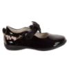 Picture of Lelli Kelly Ophelia 2 Girls School Shoe With Detachable Flower Bracelet - Black Patent