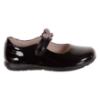 Picture of Lelli Kelly Melody 2 With Detachable Trim School Shoe G Fitting - Black Patent