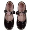 Picture of Lelli Kelly Daisy With Detachable Trim School Shoe F Fitting - Black Patent