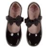 Picture of Lelli Kelly Daisy With Detachable Trim School Shoe F Fitting - Black Patent