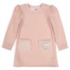 Picture of Jamiks Kids Girls Lysandre Teddy Dress & Headband Set X 2 - Pink Apricot