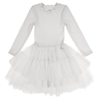 Picture of Jamiks Kids Girls Solka Tulle Dress - Ivory