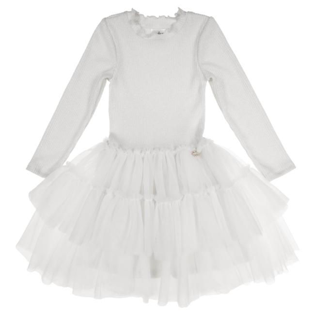 Picture of Jamiks Kids Girls Solka Tulle Dress - Ivory