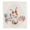 Picture of Jamiks Kids Baby Boys Damaso Bunny Organic Muslin Gift Set X 2 - Blue Beige