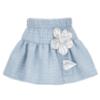 Picture of Daga Girls Blue Mirage Top & Skirt Set X 2 - Ivory Blue Silver