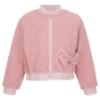 Picture of Daga Girls Fluffy Chic Jacket Shorts Top Set X 3 - Dark Pink